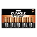 Duracell Coppertop AA Batteries with Power Boost Ingredients, 24 Count Pack Double A Battery with Long-lasting Power, Alkaline AA Battery…