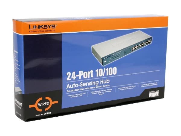 Cisco-Linksys EF2H24 24-Port Etherfast II 10/100 Autosensing Hub