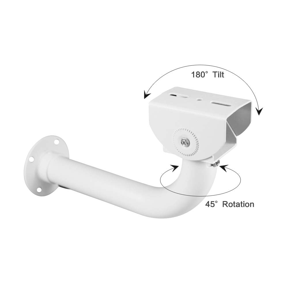 compcctv CCTV Security Camera Mount Bracket, Surveillance Camera Bracket Wall Mounting for Universal Indoor Outdoor CCTV Housing Mount/L Mount/Dome