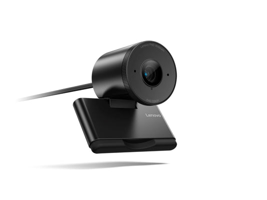 Lenovo FHD Webcam, 1080p Resolution, 30 fps, Dual Noise-Cancelling Microphones, AI Noise Cancellation and Enhanced Image Quality, Physical Privacy