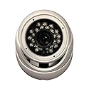 1000TVL Security Dome Camera 1/3" 1.4 Megapixel CMOS 12VDC 3.6mm Varifocal 24pcs IR w/65 ft OSD Menu WDRWide Dymanic Range Weather/Vandal Proof Metal