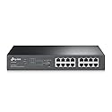 TP-Link TL-SG1016PE | 16 Port Gigabit PoE Switch | Easy Smart Managed | 8 PoE+ Ports @150W | Plug & Play | Sturdy Metal w/ Shielded Ports | QoS, Vlan