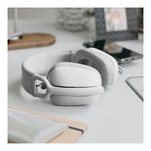 Logitech Zone Vibe 100 Wireless Over Ear Headphones - Off White