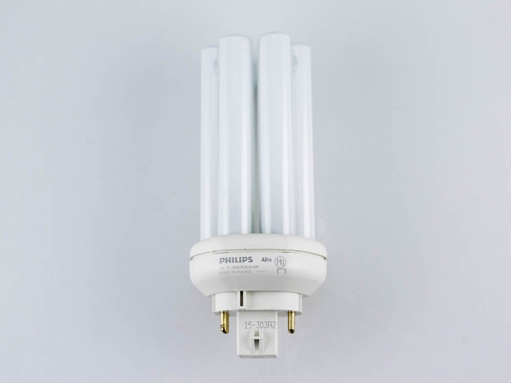 Philips 268201 - PL-T 18W/35/4P/ALTO - 18 Watt Triple Tube Compact Fluorescent Light Bulb, 3500K