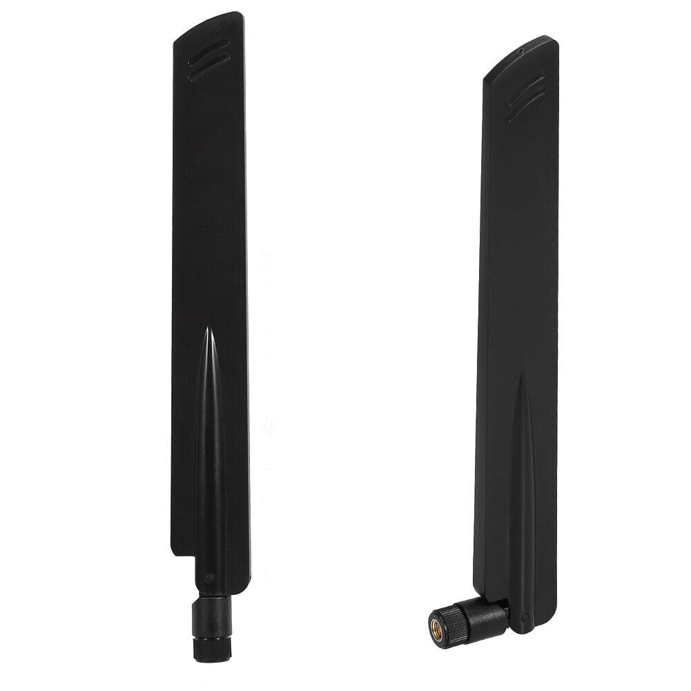 2X Dual Band WiFi Antenna 2.4GHz 5GHz RP-SMA Male WiFi Antennae for PC Desktop Computer PCI PCIe WiFi USB Adapter Card Wireless Network Router