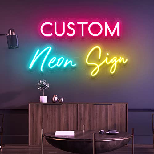 Custom Neon Sign for Customizable bedroom Decor or Personalized Gift to Kids 10"-18" Best for Decor/Gift