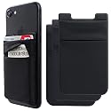 Hoblaze Phone Card Holder Stretchy Wallet Pocket Credit Card ID Case Pouch Sleeve Adhesive Sticker Compatible with iPhone Samsung Galaxy Android