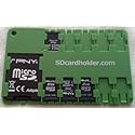 Micro SD Green Card Case, Holder, Organizer Credit Card Size Storage Device Beware of Chinese Knock Offs!!!
