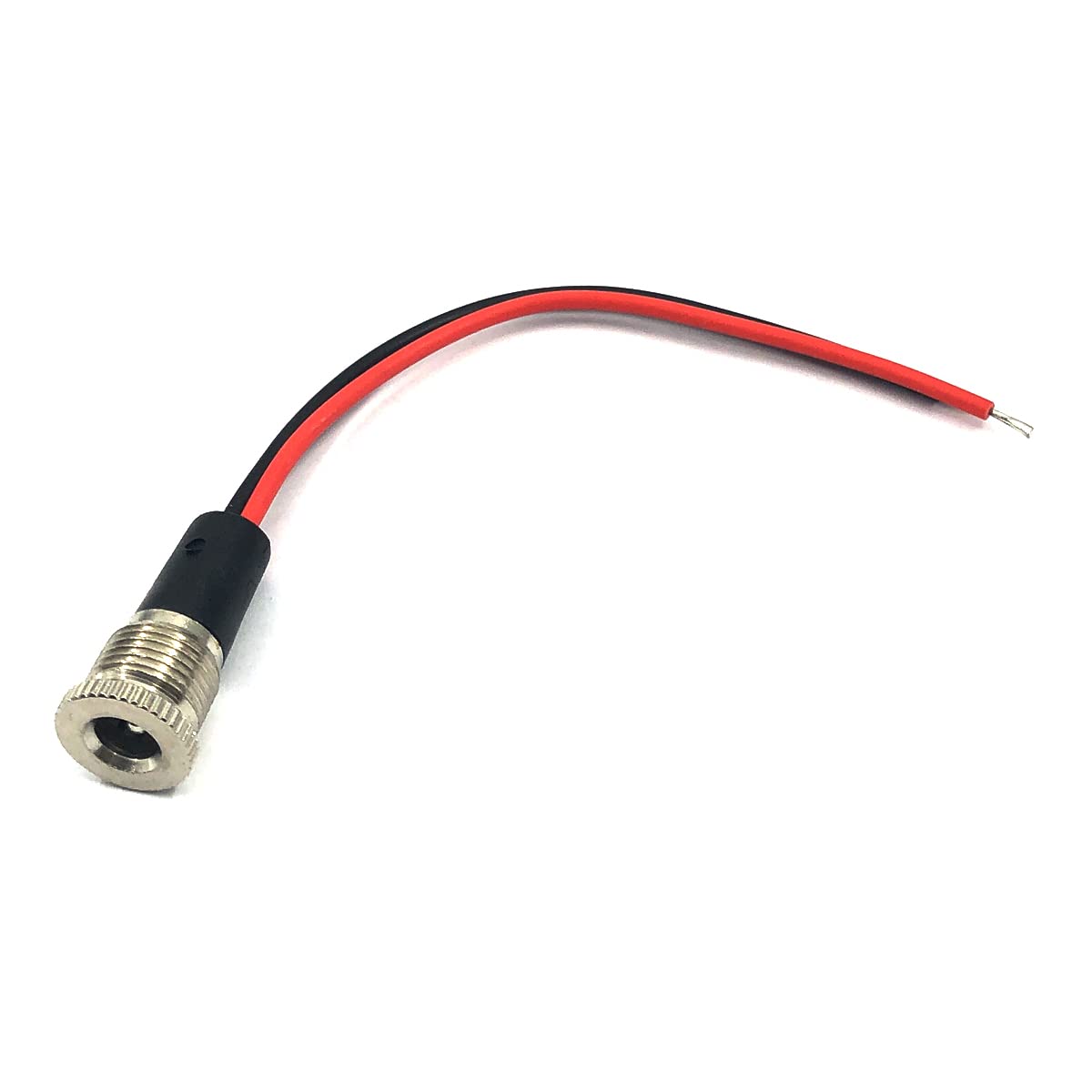 FainWan 5pcs DC-099A DC Female Panel Mount Jact Connector of Charging Wire Threaded Socket with Dustproof Plug IP67 68 Water-Proof Large Current Power