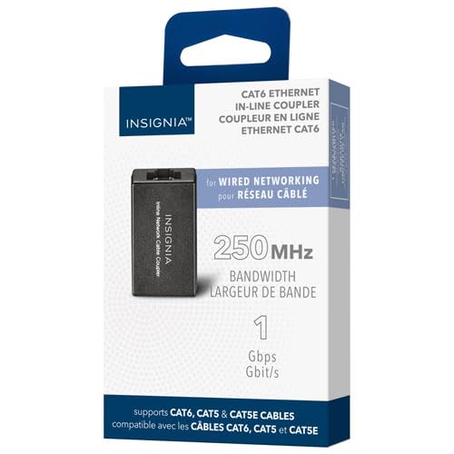 INSIGNIA Ethernet Connectivity & Network Adapter Series - USB 3.0 to RJ45, USB-C to RJ45, Cat-6 & Cat-7 High-Speed Cables for PC, Laptop, Router