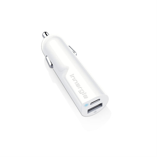 Innergie 30D USB C Car Charger, 30W Dual Port, USB-C and USB-A PD3.0/QC3.0 Fast Charging Cigarette Lighter for iPhone 17/16/15/14/13/12/11 Pro Max