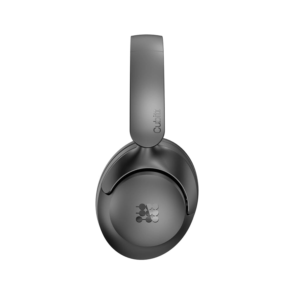 Cubitt Headphones Lite - Bluetooth 5.4 Over-Ear Wireless Headphones, ANC, 60H, Foldable - Black