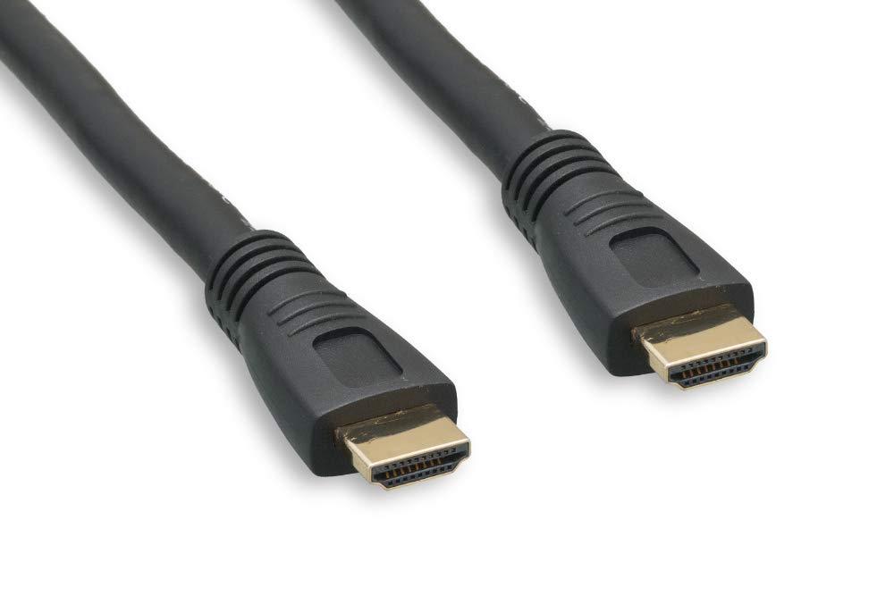 Cablelera HDMI with Ethernet, Male/Male, 50' CL2, 26AWG, Black Color (ZC5597MM-50)