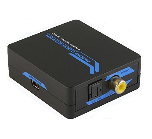 Ckitze BG-415 2-Way Audio Converter Adapter Optical SPDIF Toslink Audio Switcher Signal Amplifier Splitter