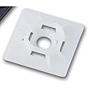 Ancor 199233 Cable Tie Mount, Natural, Adhesive Lined, 5pc