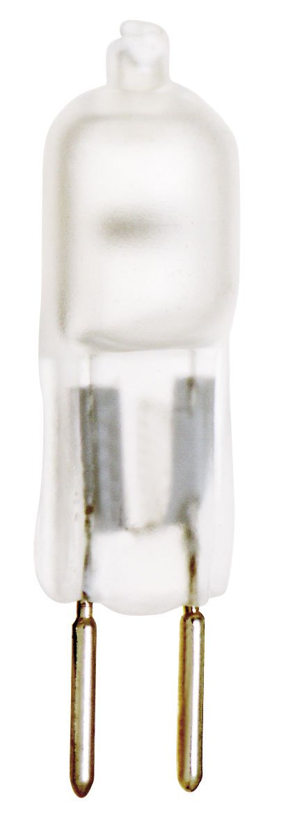 Satco S1908 10 Watt 100 Lumens T3 Halogen G4 Base 12 Volt Frosted Light Bulb, Dimmable