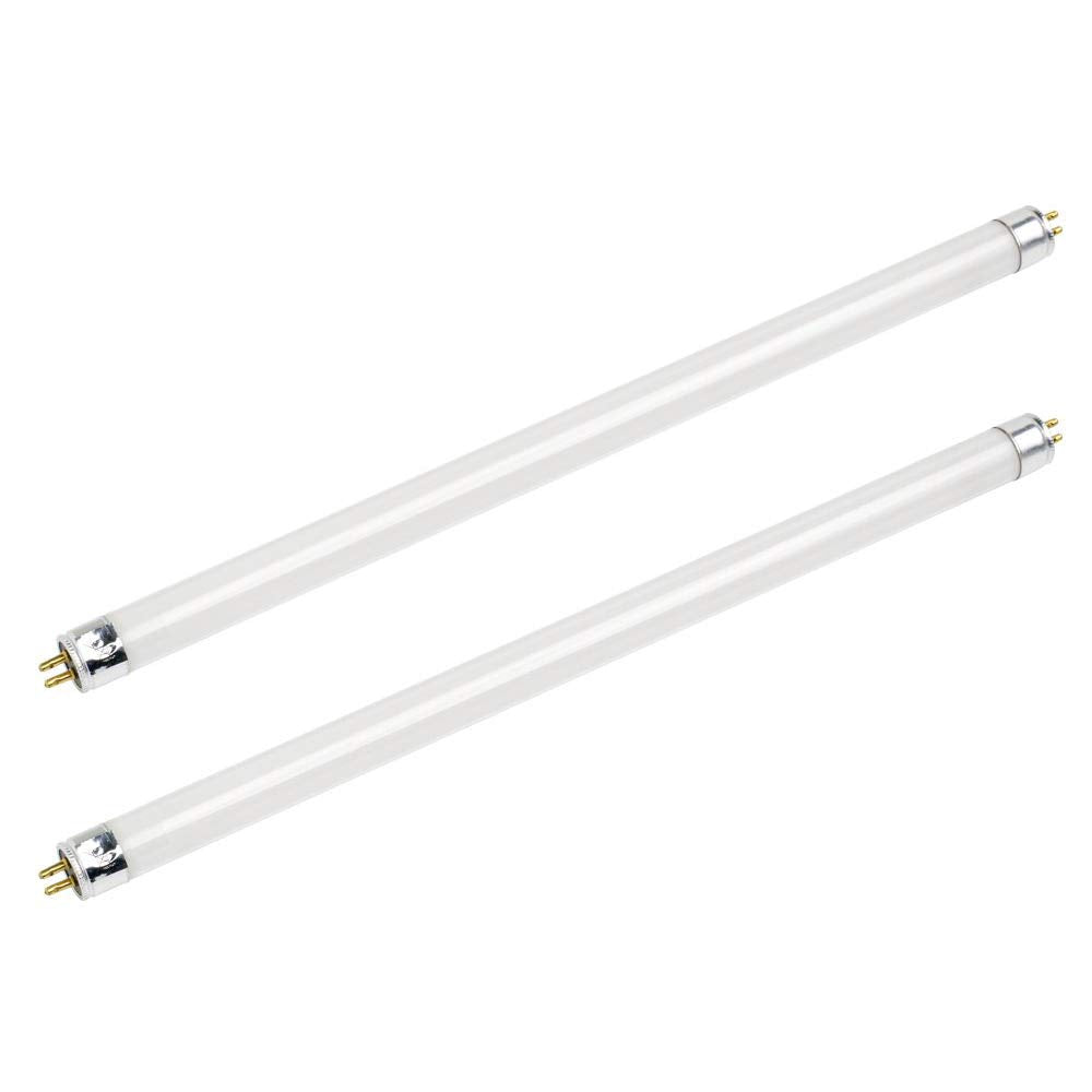 Pack of 2 F8T5/WW 8W T5 12" Warm White 3000k Fluorescent Light Bulb 20, 000hr