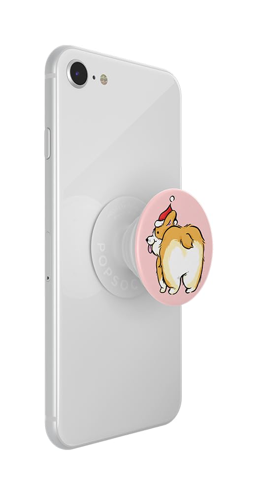 PopSockets Adhesive Phone Grip, Holder, Phone Stand, Christmas - A Corgi Christmas