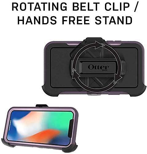 OtterBox Defender Series Holster Belt Clip Replacement for iPhone 13 Pro Max & iPhone 12 Pro Max (Only) - Non-Retail Packaging - Black