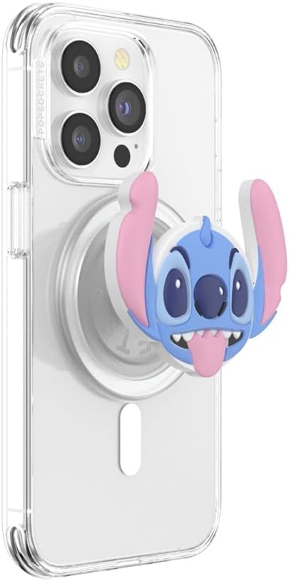 PopSockets Phone Grip for MagSafe, Magnetic Holder, Phone Stand, Disney - Black Translucent
