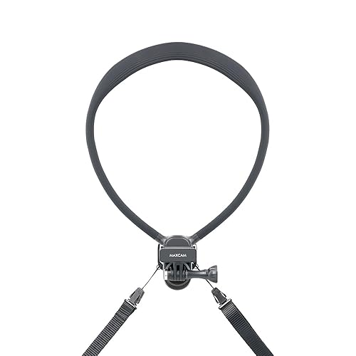 MAXCAM Neck Strap Mount for DJI Osmo Action 6 Includes Magnetic Quick-Release Base