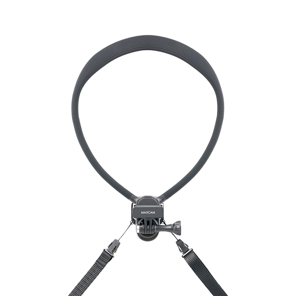 MAXCAM Neck Strap Mount for DJI Osmo Action 6 Includes Magnetic Quick-Release Base