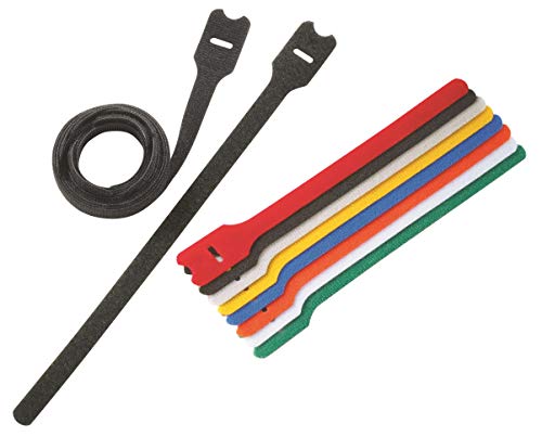 Panduit HLT2I-X0 Tak-Ty Hook And Loop Cable Tie, Loop Tie, 40lbs Min Tensile Strength, 1.91" Max Bundle Diameter, 0.500" Width, 8.0" Length (Pack