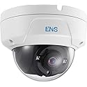 ENS SCC48D3/28-K 8MP IR DWDR TVI/AHD/CVI/CVBS HD Dome Camera with 2.8 mm Fixed Lens, BNC Connection.