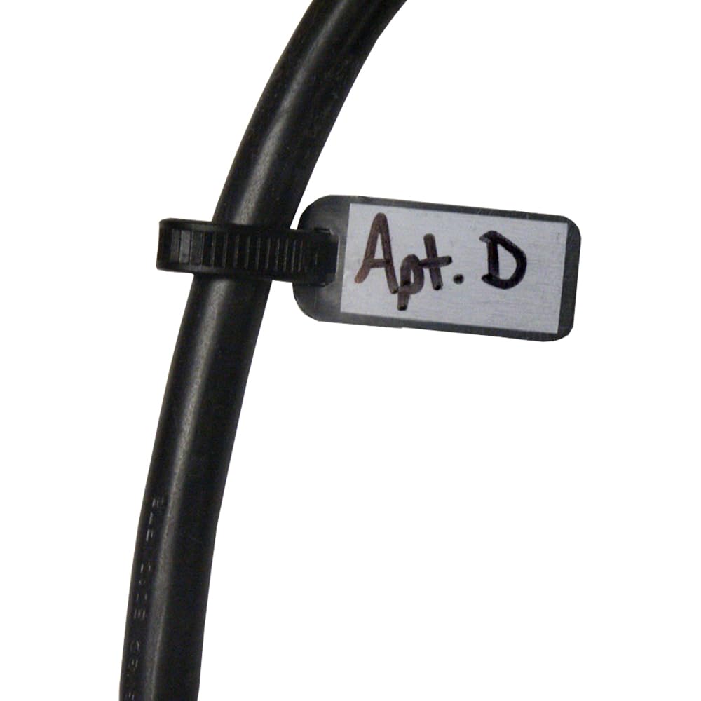 Skywalker 3” Cable Ties w/Write-on Label (Black / 100 Pack)