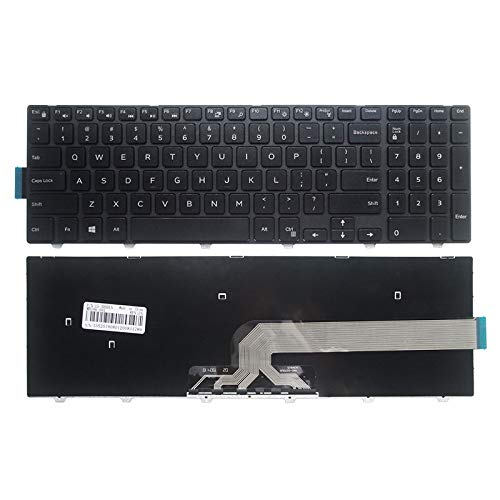 Laptop Replacement Keyboard for Dell Inspiron 15 3000 3541 3542 3543 3551 3558 3559 5000 5542 5545 5547 5548 5551 5555 5558 and 17 5000 Series US