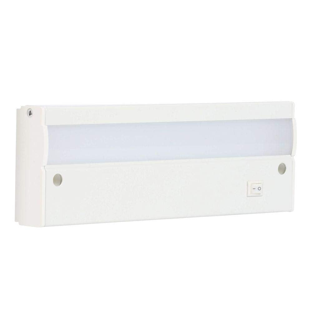 Commercial Electric 9 in. LED White Direct Wire Under Cabinet Light