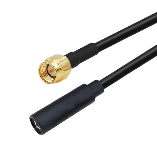 supmory SMA Male 3.5mm Female Adapter Radio Antenna Extension Cable 1.6 feet