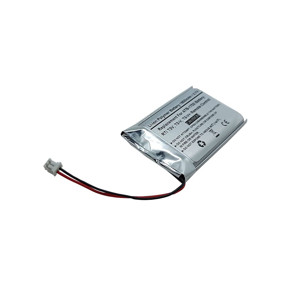 1800mAh 3.7V Li-Polymer Replacement ATB-1700 30-210218-17 Battery for RTI T3V, T3-V, T3-V+ Remote Control