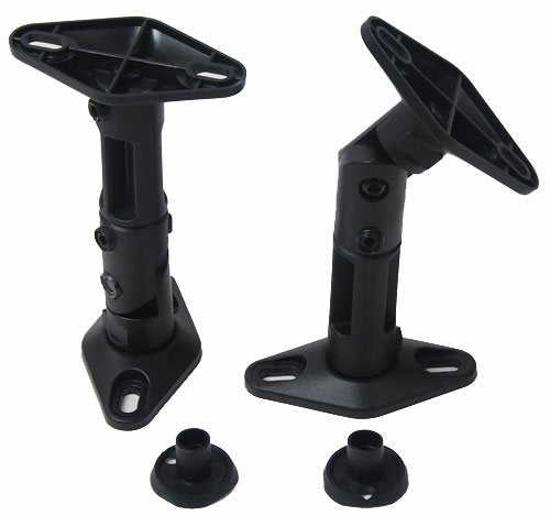 VideoSecu System Wall Or Ceiling Studio Speaker Mounts 3 Pairs (Black, 6-Pk) MS20B6 1UP