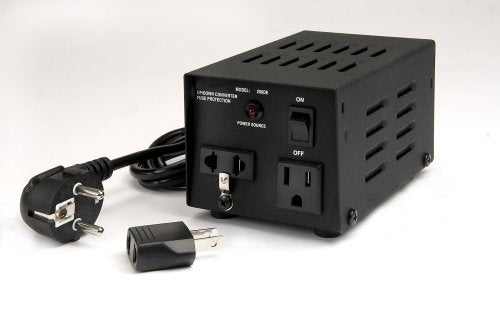 VCT VT-200 - Step Up/Down Voltage Converter Transformer 200 Watt AC 110V to 220V/240V for Worldwide Use.