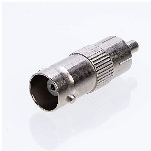 Cctv4Less BNC Female to RCA Male Adapter Straight Connector for CCTV Security Camera Systems (10)