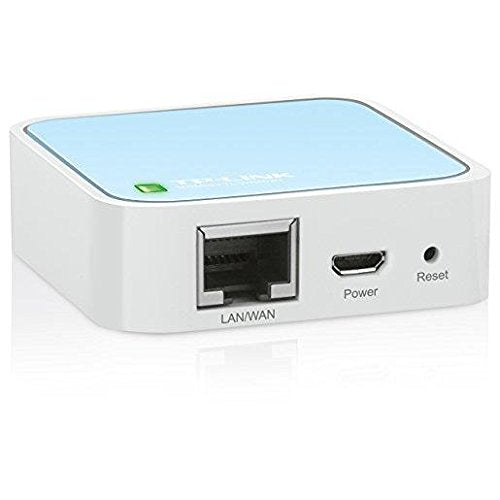 TP-Link N300 Wireless Portable Nano Travel Router(TL-WR802N) - WiFi Bridge/Range Extender/Access Point/Client Modes, Mobile in Pocket