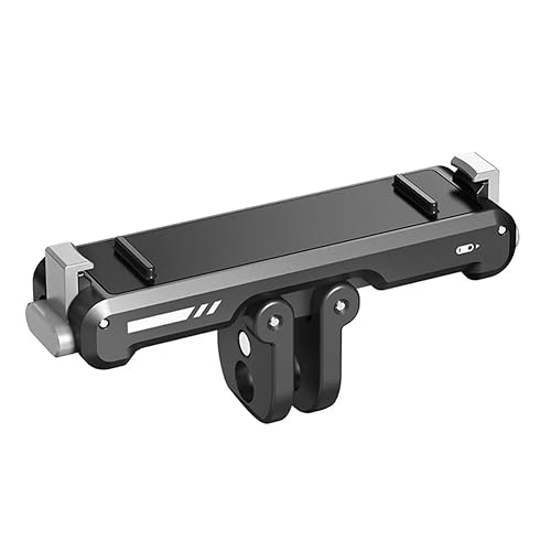 veetalee Quick Release Mount Magnetic for Insta360 GO 3 / GO 3S, Adapter Bracket Parts Shockproof Quick Release Adapter Mount Brackets 2 Claws 1/4