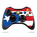 MightySkins Skin Compatible with Microsoft Xbox 360 Controller - Puerto Rican Flag | Protective, Durable, and Unique Vinyl wrap Cover | Easy to Apply
