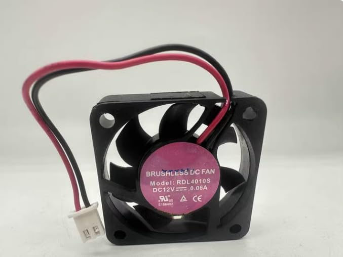 RDL4010S DC 12V 0.06A 4cm 2-Wire Silent Cooling Fan