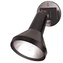 Ciata 15" Outdoor Security Flood Light 1 Head with Heavy Duty Cast Aluminum Body 150W PAR38 Weather Proof Black Finish