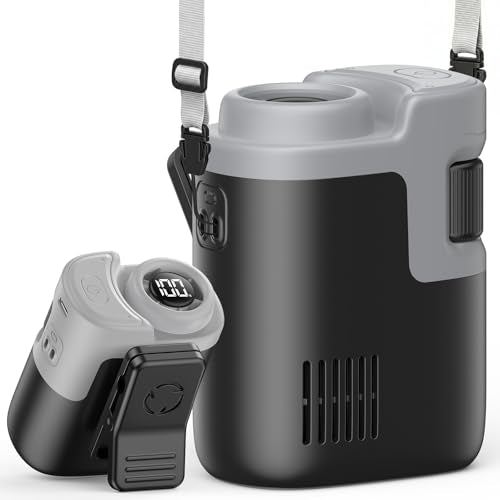 SUROCASE Portable Waist Fan, 16000RPM Brushless Belt Fan, 18Hour 100 Speeds 5 Modes Long Runtime