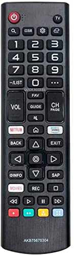 AKB75675304 Universal Remote Control for LG-TV-Remote All LG LCD LED HDTV Smart TVs