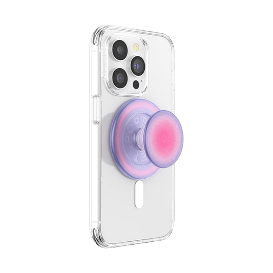 PopSockets Phone Grip for MagSafe, Magnetic Holder, Phone Stand, Cute Pink - Aura