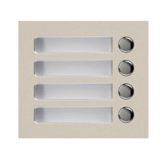 Aiphone GF-4P Four-Call Button Panel for the GF and GT Series Modular Multi-Tenant Entry Security System