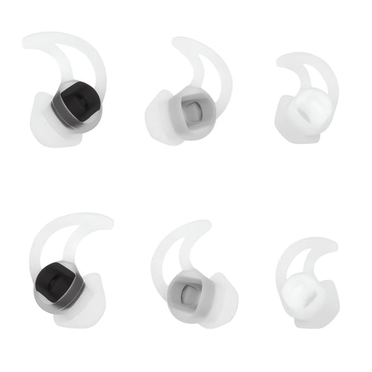 CYADCI Earbud Replacement Tips Silicone Ear Bud Tips Eartips Compatible with Bose Qc20 Qc30 IE2 SoundSport IE3 SIE2i Headphone Ear Tips Earbud Covers…