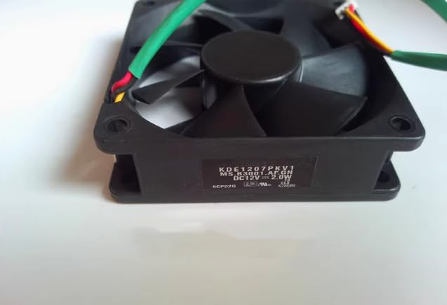 KDE1207PKV1 DC 12V 2.0W 70x70x20mm 3-Wire Projector Cooling Fan