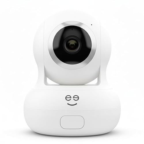 Geeni Sentinel Smart 2K Indoor Security Camera with Auto-Tracking - Dual-Band 2.4GHz & 5GHz WiFi, 2K HD Video, App & Voice Control, Motion Detection
