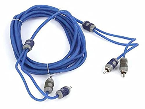 KICKER 46KI21 K-Series 2-Channel RCA Interconnect, 1.0 Meter