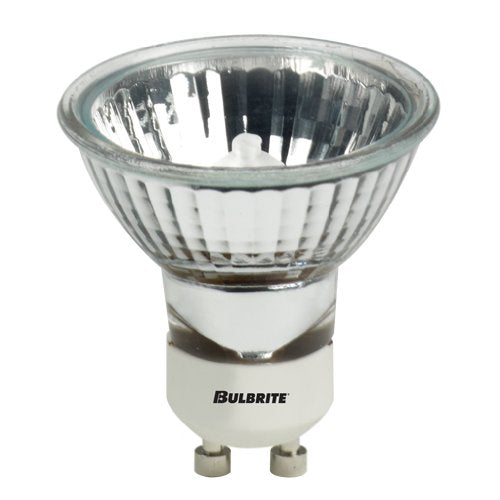 Bulbrite FMW/GU10 35-Watt Halogen MR16, 120V, GU10 Twist and Lock Base 38 Degree Flood Light, 35w-Clear